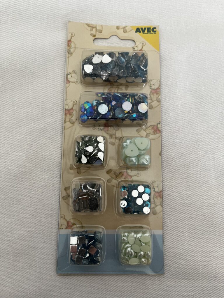 Dekorationssten - assorteret pakke - blå toner